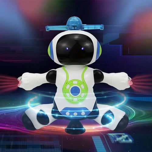 Dancing Robot Toy for Kids - Music & LED Lights