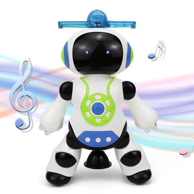 Dancing Robot Toy for Kids - Music & LED Lights