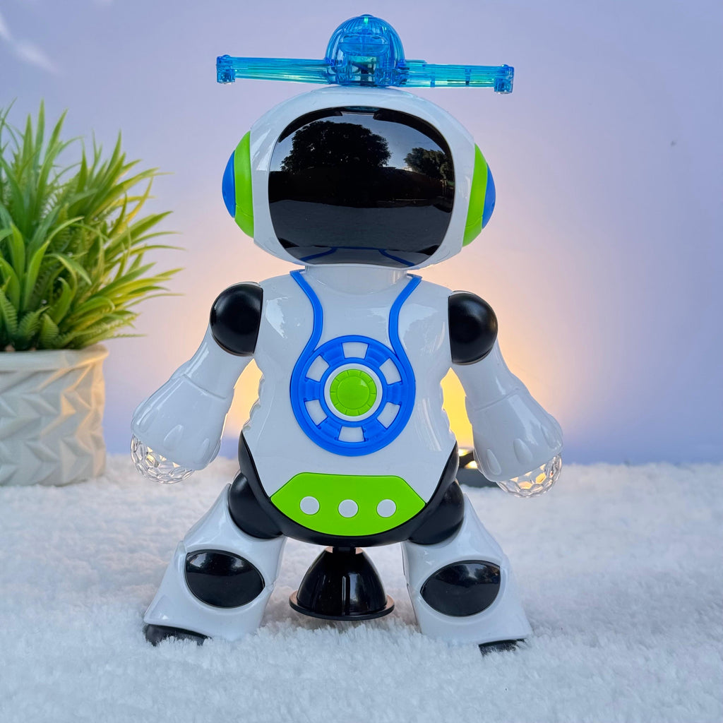 Dancing Robot Toy for Kids - Music & LED Lights